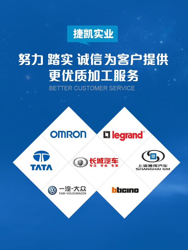 努力 踏实 诚信为客户提供更优质加工服务