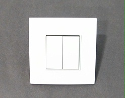 二开双控开关件塑胶模具生产