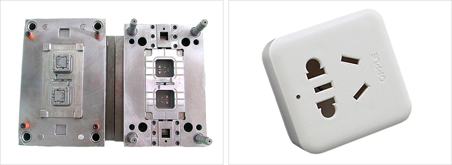 墙壁开关插座塑胶模具定做